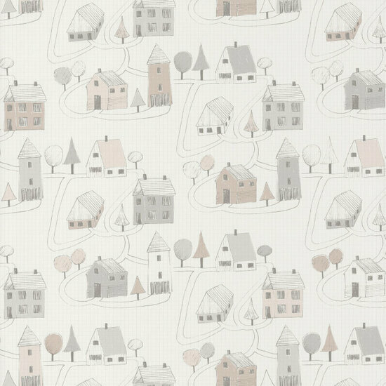 Casadeco Happy Dreams HPDM82841329 - Beige / Wit Behang