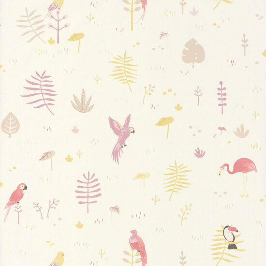 Casadeco Happy Dreams HPDM82925203 - Paars / Wit Behang