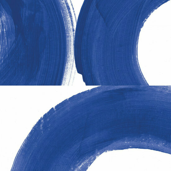 Casadeco Iconic CONI88456522 - Blauw / Wit Behang