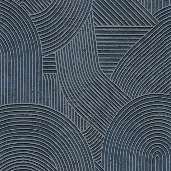 Casadeco Kyoto KYTO88756819 - Blauw Behang