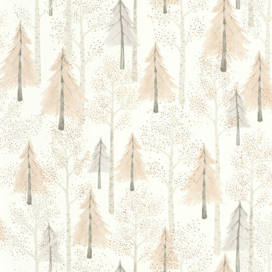 Casadeco Once Upon A Time OUAT88241732 - Beige / Wit Behang