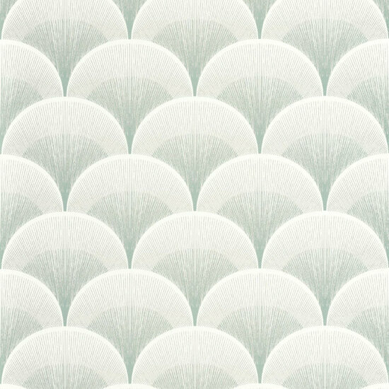 Casadeco Twenties TWNT88667111 - Groen / Wit Behang