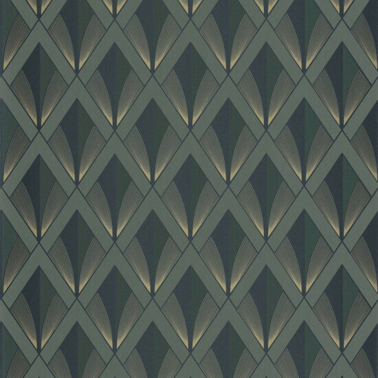 Casadeco Twenties TWNT88677474 - Groen Behang