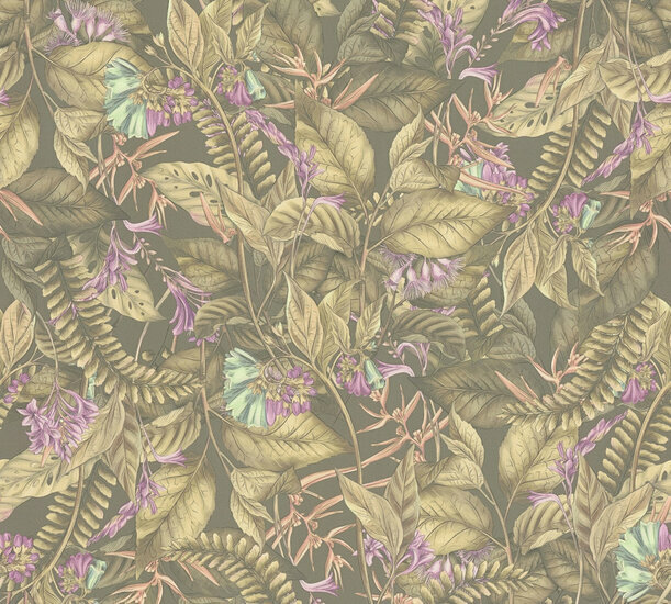 AS Creation Drawn Into Nature - 39425-3 / 394253 Bruin Behang