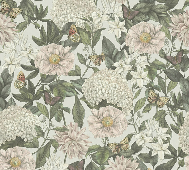 AS Creation Drawn Into Nature - 39426-4 / 394264 Grijs Behang