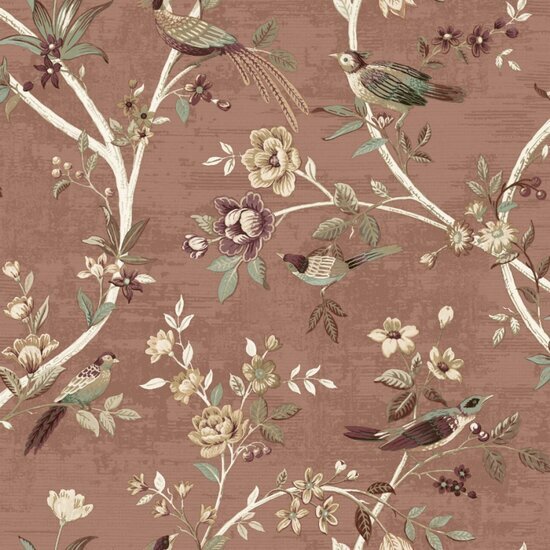 Noordwand Thema 28848 Rood Metallic Behang