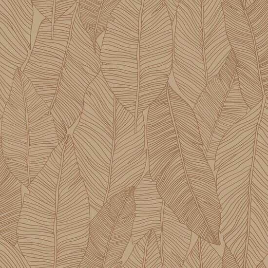 Esta Home Bladeren 139353 Terracotta Roze Behang