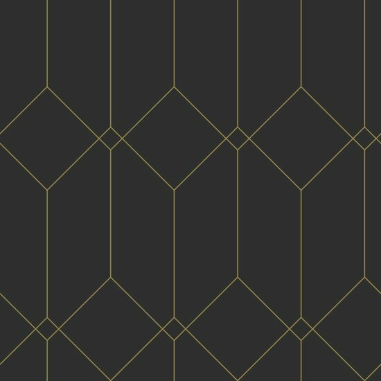 Esta Home Art Deco 139746 Zwart Goud Behang