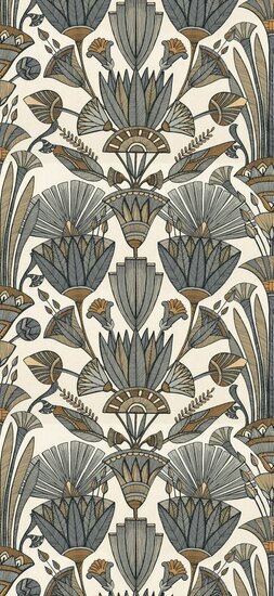 Casamance Bord Du Nil 76130100 - Bruin Behang