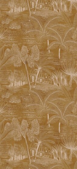 Casamance Bord Du Nil 76141018 - Geel Behang