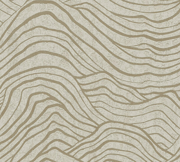 AS Creation Jade - 39507-1 / 395071 Beige / Metallic Behang