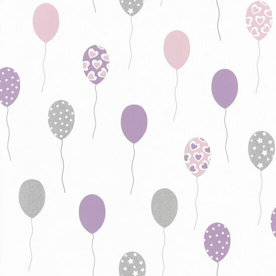 Caselio Girl Power GPR100865838 - Paars Behang