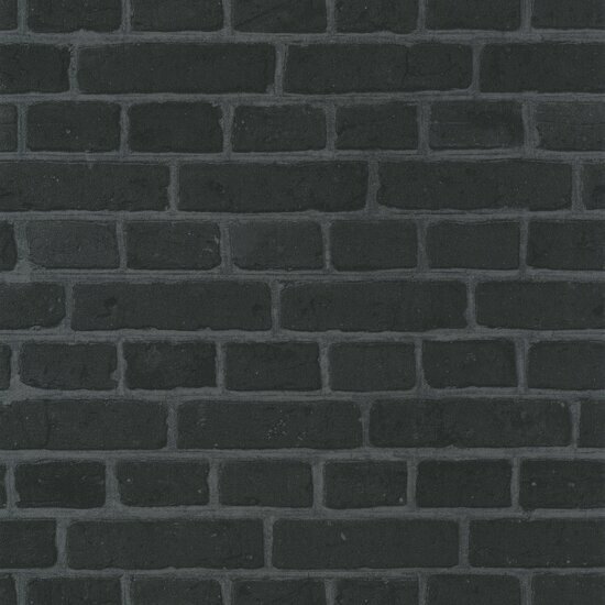 Caselio Bistrot D Alice BIS100689190 - Zwart Behang
