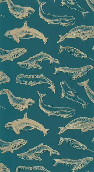 Caselio Sea You Soon SYO102796203 - Blauw Behang