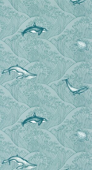Caselio Our Planet OUP102017138 - Blauw Behang