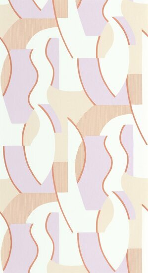 Casadeco Milano Sixties MISI89335151 - Paars / Roze Behang