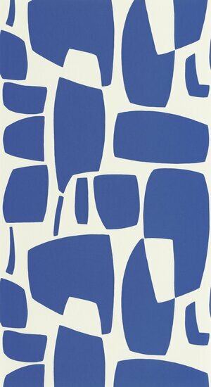 Casadeco Milano Sixties MISI89386776 - Blauw Behang