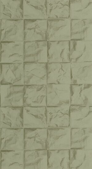 Casadeco Papercraft PAPC89647404 - Groen Behang
