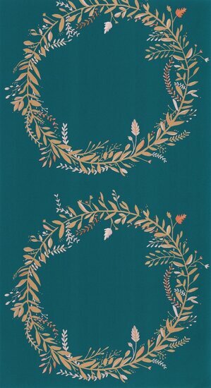 Caselio Green Life GNL101686029 - Blauw Behang