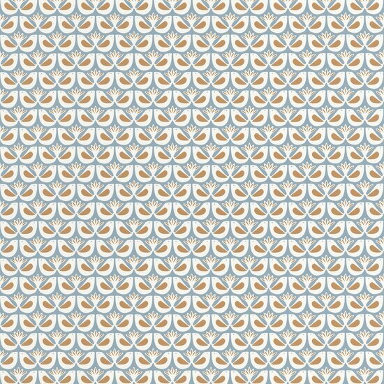 Caselio Hygge HYG100586517 - Blauw Behang