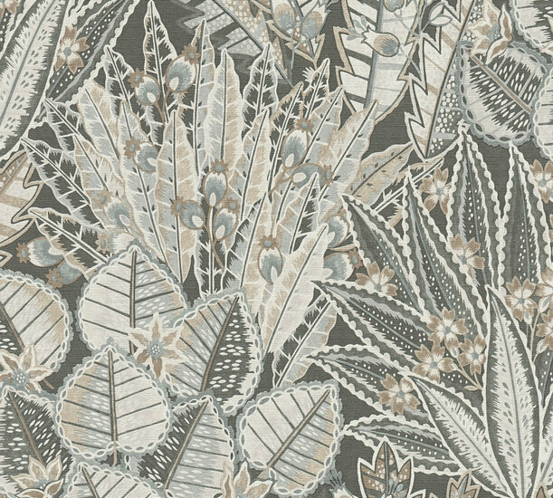 AS Creation Stories of Life - 39653-3 / 396533 Zwart Behang