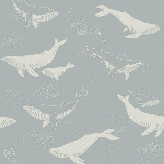 Borstapeter Newbie 2 Whales 6942 Behang