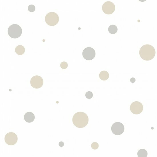 Noordwand Happy 14822 Wit Beige Grijs Behang