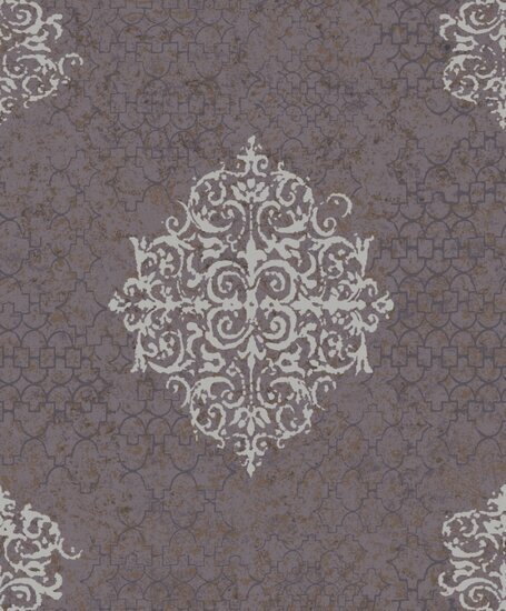 Noordwand Lustre CM2481 Paars Metallic Behang
