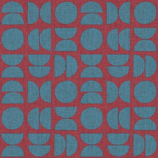 Noordwand Energie 30154 Rood Blauw Behang