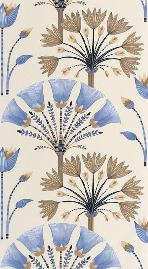 Caselio Elegance ELC105276142 - Blauw Behang