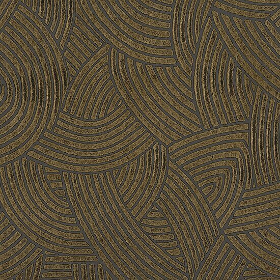 Casamance Louxor 70720354 - Grijs Behang