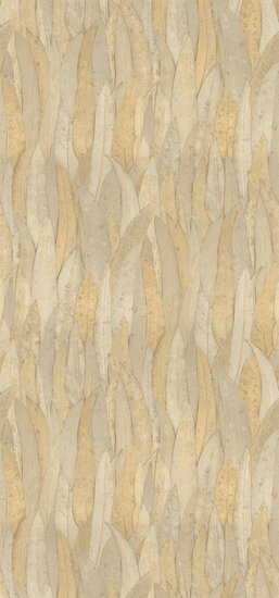 Casamance Nature Précieuse - Textures A75962956 - Geel Behang