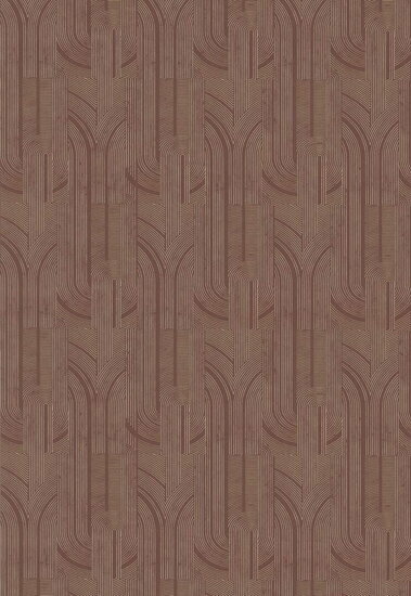Casamance Faubourg Des Lumières 76282242 - Rood Behang