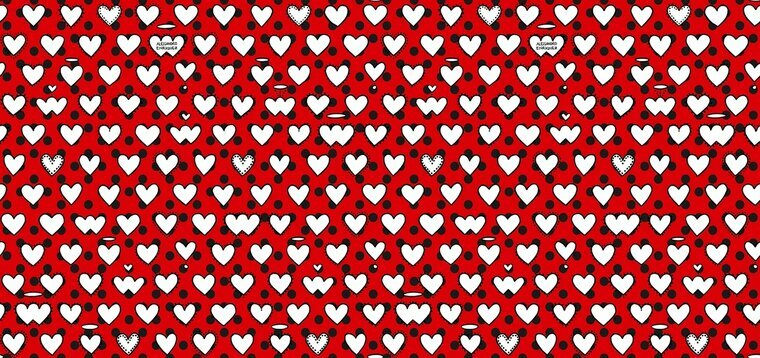 HookedOnWalls ENRIQUEZLAND CUORI POIS 25503 Behang