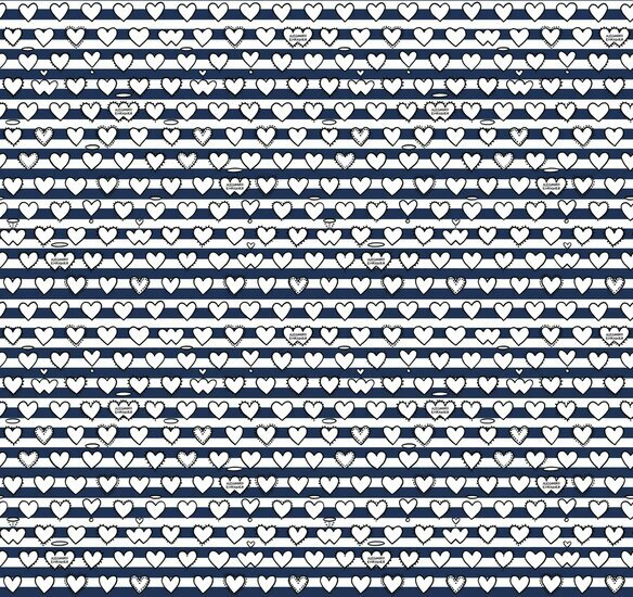 HookedOnWalls ENRIQUEZLAND RIGHE CUORI 25504 Behang