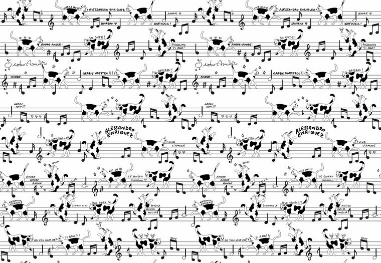 HookedOnWalls ENRIQUEZLAND MUSICISTI 25512 Behang