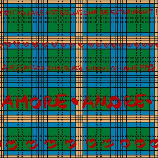 HookedOnWalls ENRIQUEZLAND AMORE CHECK 25513 Behang