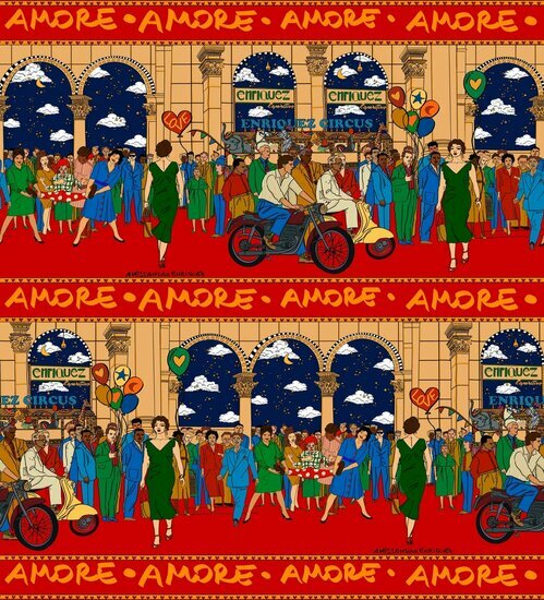 HookedOnWalls ENRIQUEZLAND MILANO 25520 Behang