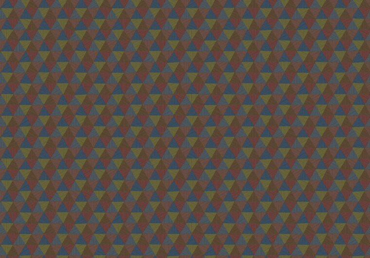 HookedOnWalls JV 602 JAIPUR TRIANGLES TROPICALES 6835 Behang