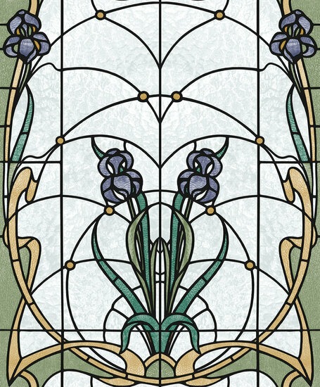 Dutch Wallcoverings Artifice M793-06 Grijs / Blauw / Groen Behang