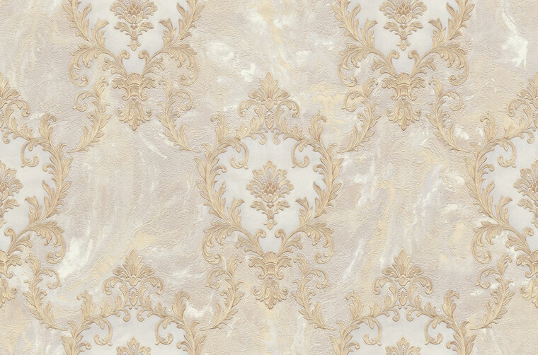 Dutch First Class Carrara Best 83602 Beige / Goud Behang