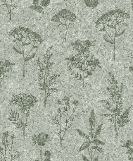 Dutch Wallcoverings Brut M783-04 Groen Behang