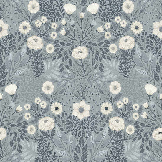 Dutch First Class Midbec Klara &amp; Tove 26003 Blauw Behang
