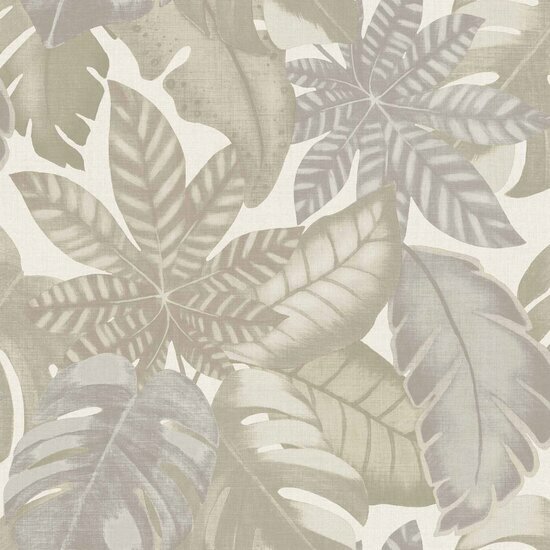 Noordwand Thai 26410 Beige Grijs Behang