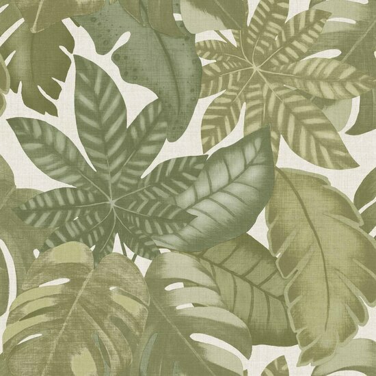 Noordwand Thai 26415 Groen Behang