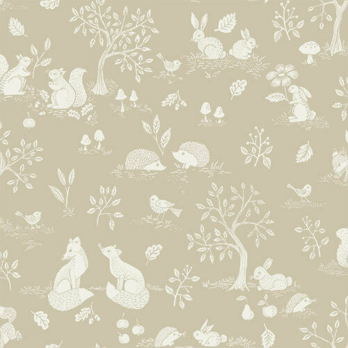 Midbec Gr&ouml;nhaga 44126 - Beige / Grijs Behang
