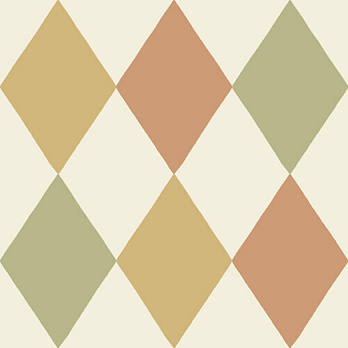 Dutch First Class Midbec Langtan 63027 - Geel / Rood / Groen Behang