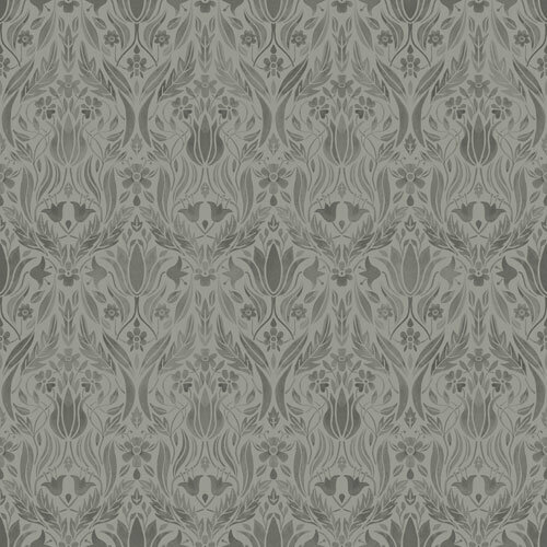 Dutch First Class Midbec Blomstermala 51018 - Grijs Behang