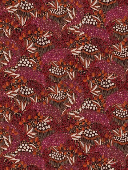 Eijffinger Solange 340286 Rood Behang