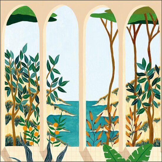 Caselio Azur AZU105483706 - Multicolours Behang